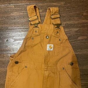 Carhartt Tan Bib Overalls size 6